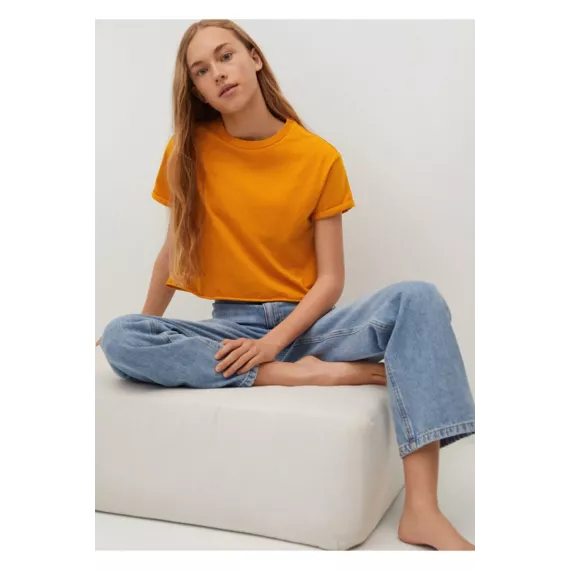 Футболка Mango, Цвет: Желтый, Размер: XXS, изображение 6