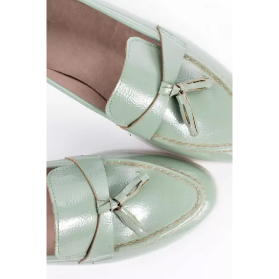 ⠀Лоферы TRENDYOL SHOES, Цвет: Бирюзовый, Размер: 37, изображение 4