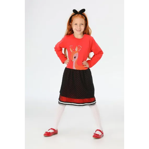 Платье LupiaKids, Цвет: Красный, Размер: 4 года