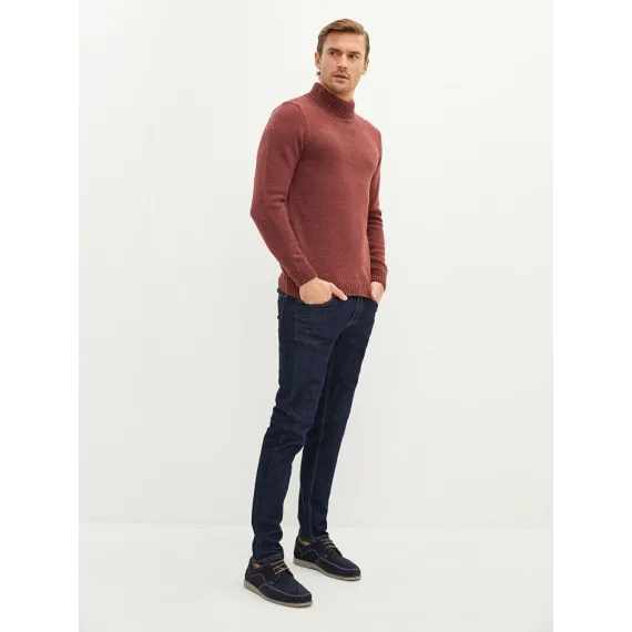 Свитер LC Waikiki, Цвет: Бордовый, Размер: XL, изображение 4