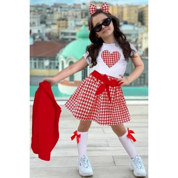 Комплект Riccotarz, Цвет: Красный, Размер: 3-4 года, изображение 2