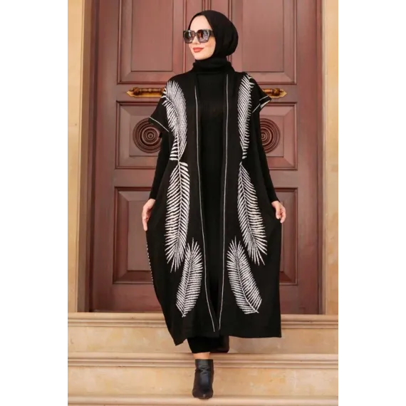 Zenanlar üçin kostýum Sems Fashion, Reňk: Gara, Ölçeg: L