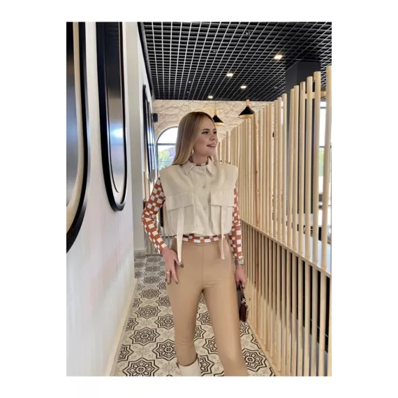 Zenanlar üçin losina balagy Chamur National, Reňk: Bež, Ölçeg: S, 3 image