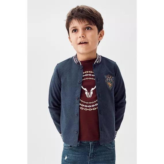 Oglanlar üçin köýnek Nebbati Boys, Reňk: Goýy gök, Ölçeg: 8 ýaş, 2 image