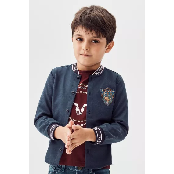 Oglanlar üçin köýnek Nebbati Boys, Reňk: Goýy gök, Ölçeg: 8 ýaş