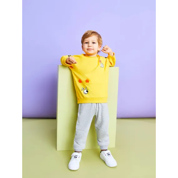 Komplekt LC Waikiki, Reňk: Sary, Ölçeg: 9-12 aý