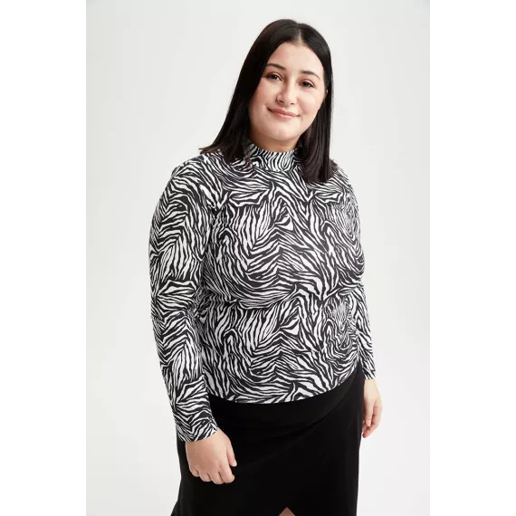 Zenan bluzka DeFacto, Reňk: Dürli reňkli, Ölçeg: XL, 3 image