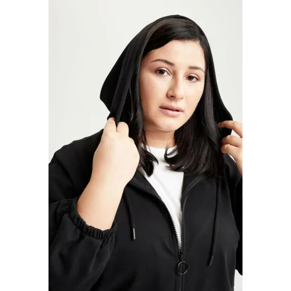 Zenan kardigany DeFacto, Reňk: Gara, Ölçeg: XL, 2 image