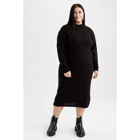 Zenan köýnek DeFacto, Reňk: Gara, Ölçeg: 3XL, 3 image