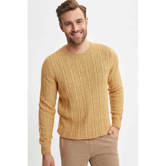 Свитер DeFacto, Цвет: Бежевый, Размер: 2XL