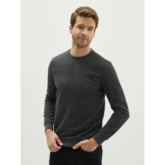 Свитшот LC Waikiki, Цвет: Антрацит, Размер: 3XL, изображение 2