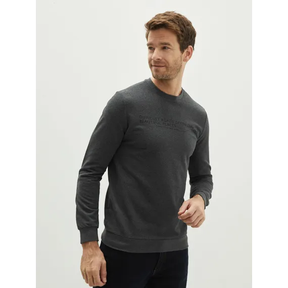 Свитшот LC Waikiki, Цвет: Антрацит, Размер: 2XL, изображение 3