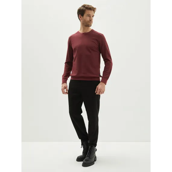 Свитшот LC Waikiki, Цвет: Бордовый, Размер: 2XL, изображение 3