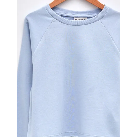 Свитшот LC Waikiki, Цвет: Голубой, Размер: 10-11 лет, изображение 3