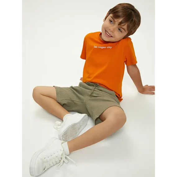 Шорты LC Waikiki, Цвет: Хаки, Размер: 8-9 лет, изображение 4