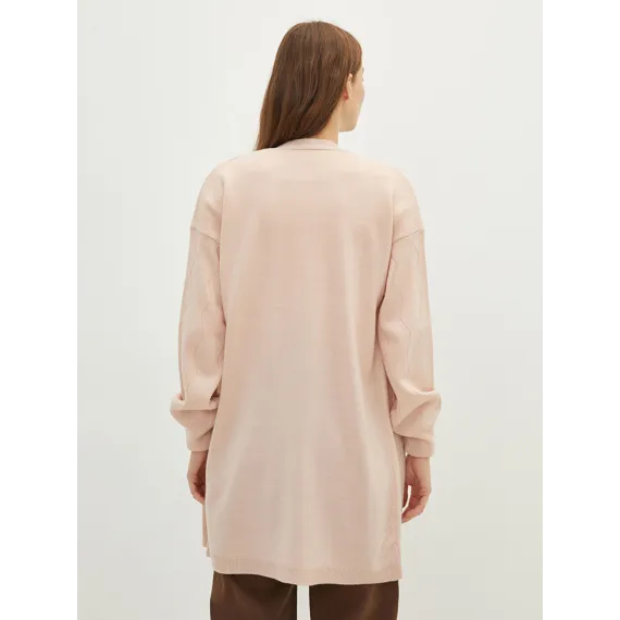 Zenanlar üçin kardigan LC Waikiki, Reňk: Gülgüne, Ölçeg: 2XL, 5 image