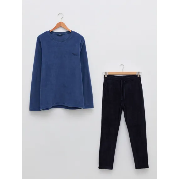 Пижамный комплект LC Waikiki, Цвет: Синий, Размер: 3XL, изображение 6
