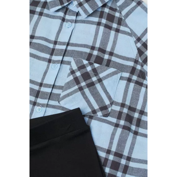 Gyzlar üçin komplekt H&M, Reňk: Açyk gök, Ölçeg: 9-10 ýaş, 3 image