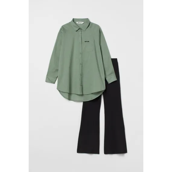 Комплект H&M, Цвет: Хаки, Размер: 9-10 лет, изображение 2