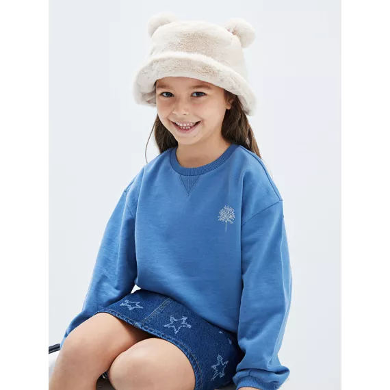 Свитшот LC Waikiki, Цвет: Голубой, Размер: 6-7 лет, изображение 4