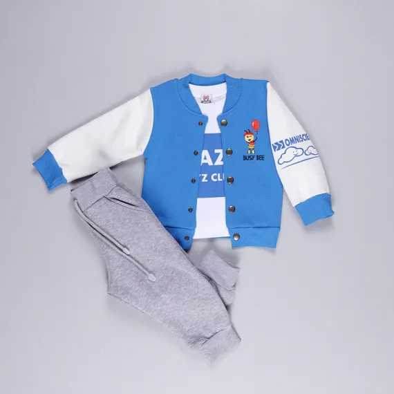Çagalar üçin egin-eşik komplekti KidsRoom, Reňk: Gök, Ölçeg: 2 ýaş