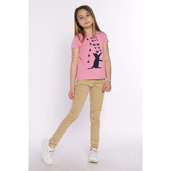 Брюки ELEYSA MODA ELEYSA, Цвет: Бежевый, Размер: 8-9 лет
