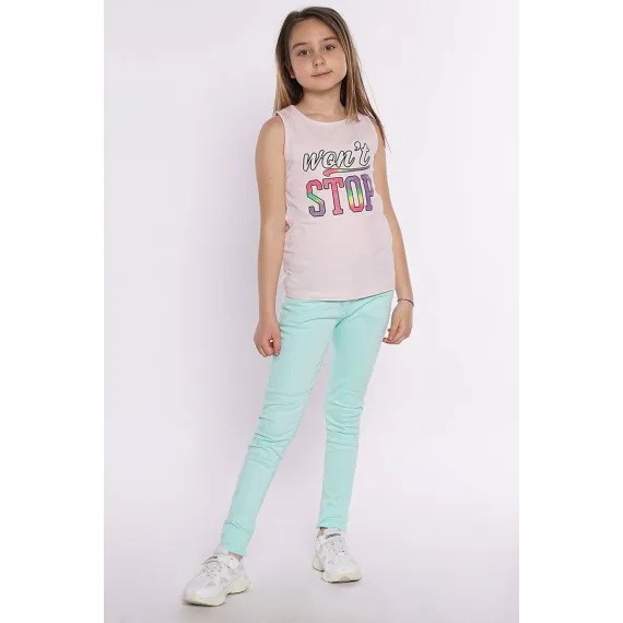 Брюки ELEYSA MODA ELEYSA, Цвет: Зеленый, Размер: 10-11 лет, изображение 3