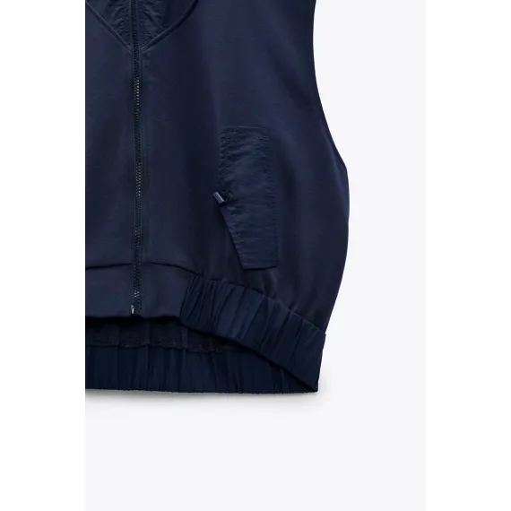 Жилетка ZARA, Цвет: Темно-синий, Размер: M, изображение 5