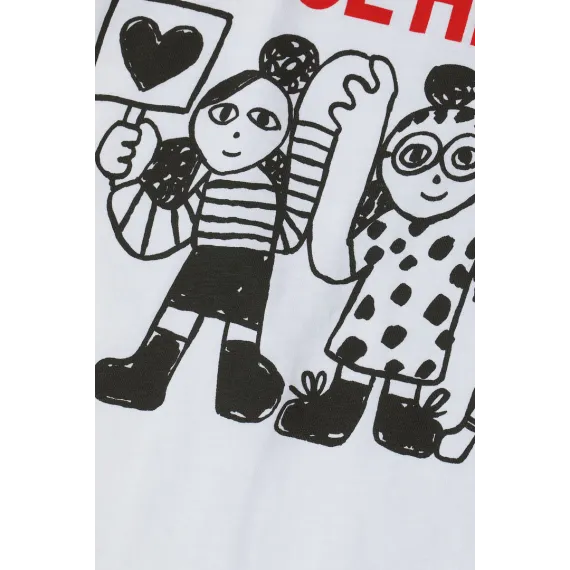 Футболка H&M, Цвет: Белый, Размер: 10-12 лет, изображение 2