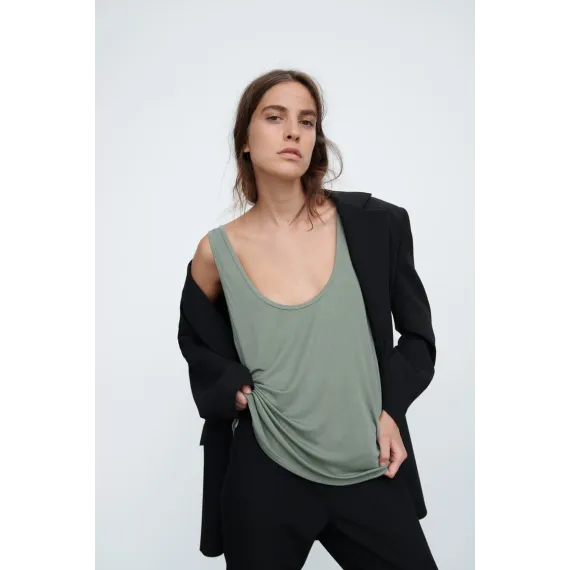 Zenan maýkasy ZARA, Reňk: Ýaşyl, Ölçeg: L, 4 image