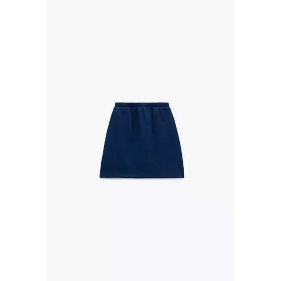 Юбка ZARA, Цвет: Темно-синий, Размер: M, изображение 2