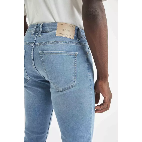 Джинсы Slim Fit DeFacto, Цвет: Голубой, Размер: 29/30, изображение 5