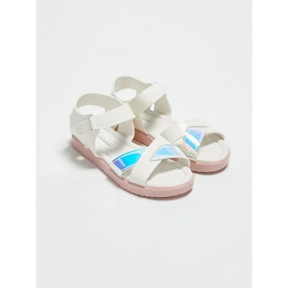 Gyz sandaly LC Waikiki, Reňk: Ak, Ölçeg: 26