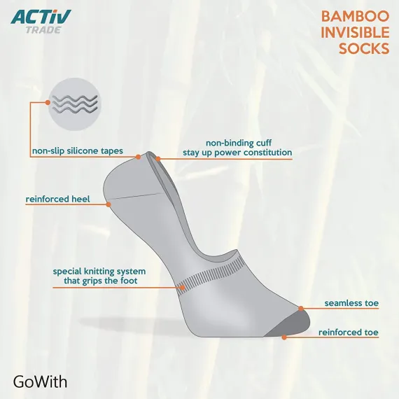 Носки 6 шт Go With Go With Collection Go With Go With Collection, Цвет: Белый, Размер: 35-40, изображение 4