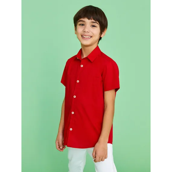 Рубашка LC Waikiki, Цвет: Красный, Размер: 5-6 лет