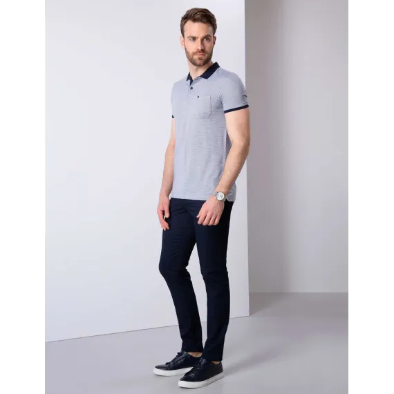 Erkekler üçin çinos balak Pierre Cardin, Reňk: Goýy gök, Ölçeg: 32-34, 2 image