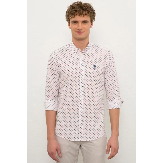 Рубашка U.S. POLO ASSN. US POLO ASSN U.S. POLO ASSN. US POLO ASSN, Цвет: Белый, Размер: M