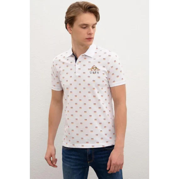 Erkekler üçin batnik US POLO ASSN, Reňk: Ak, Ölçeg: XL