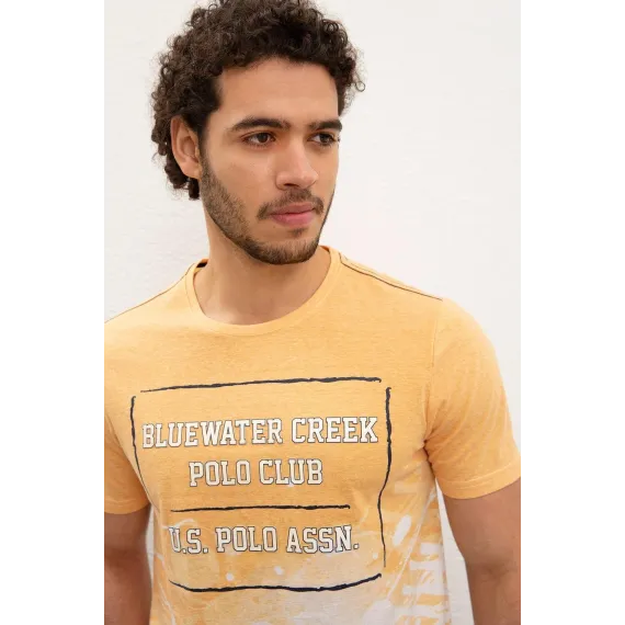 Erkekler üçin futbolka US POLO ASSN, Reňk: Sary, Ölçeg: M, 2 image