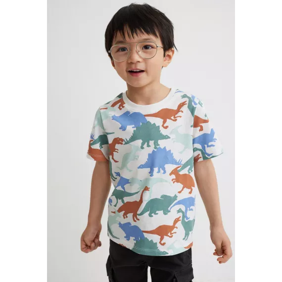 Футболка H&M, Цвет: Белый, Размер: 8-10 лет, изображение 2