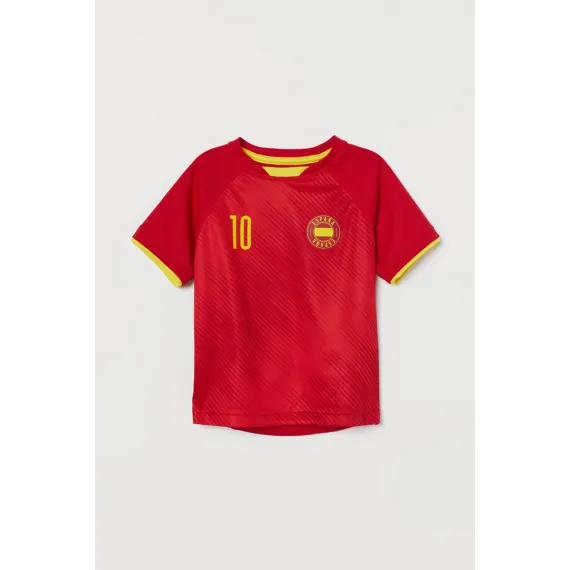 Футболка H&M, Цвет: Красный, Размер: 6-8 лет