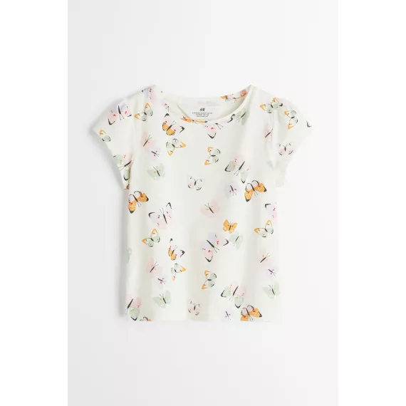 Футболка H&M, Цвет: Белый, Размер: 8-10 лет, изображение 2