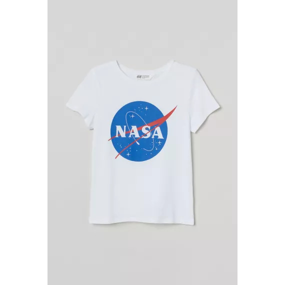 ⠀Футболка H&M, Цвет: Белый, Размер: 10-12 лет