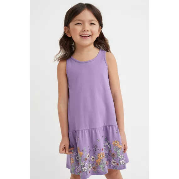 ⠀Платье H&M, Цвет: Сиреневый, Размер: 6-8 лет