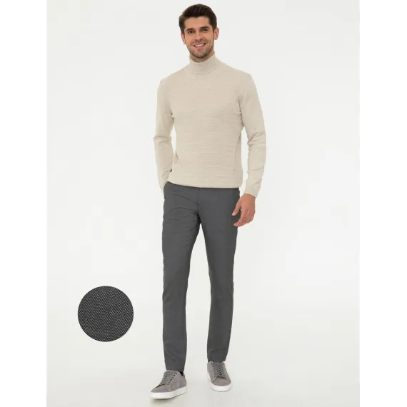 Erkekler üçin çinos balak Pierre Cardin, Reňk: Gara, Ölçeg: 33-32