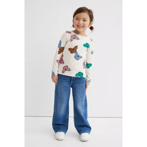 Футболка H&M, Цвет: Бежевый, Размер: 4-6 лет, изображение 2