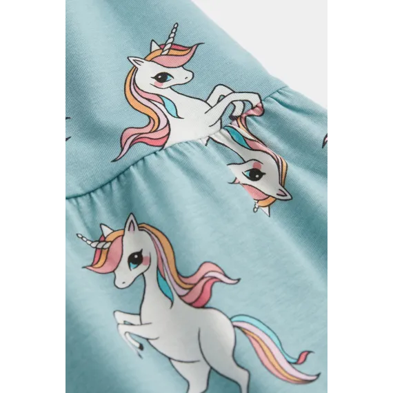 Платье H&M, Цвет: Бирюзовый, Размер: 6-8 лет, изображение 3