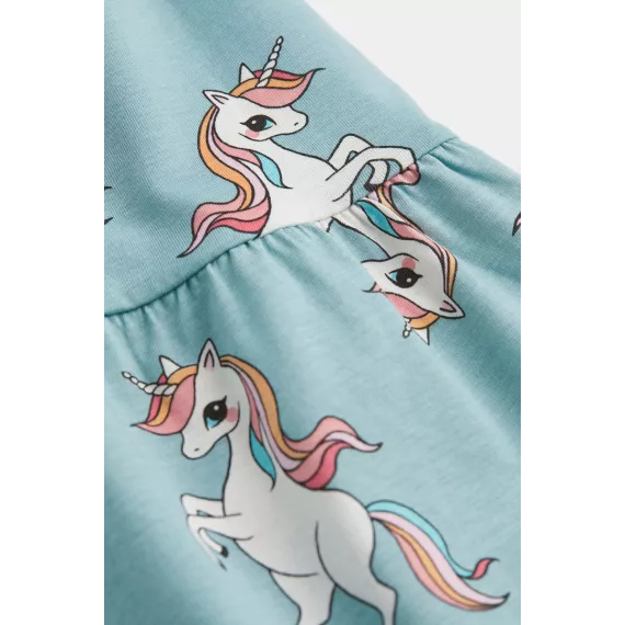 Платье H&M, Цвет: Бирюзовый, Размер: 8-10 лет, изображение 3