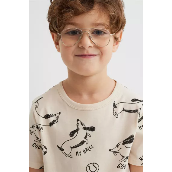 Футболка H&M, Цвет: Бежевый, Размер: 8-10 лет, изображение 2