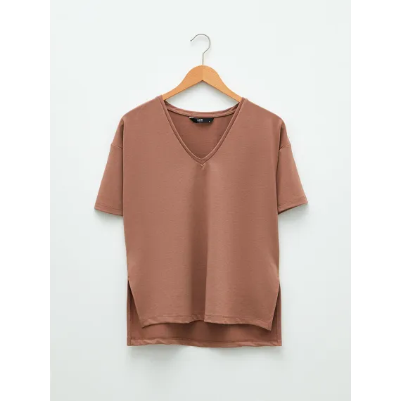 Футболка LC Waikiki, Цвет: Коричневый, Размер: XL, изображение 5
